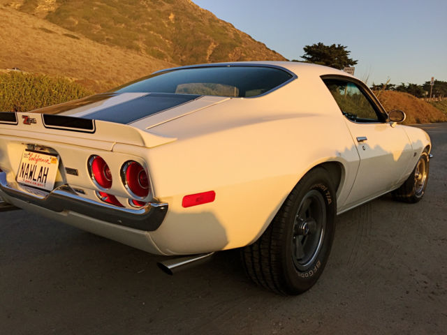 1973 White Chevrolet Camaro Coupe