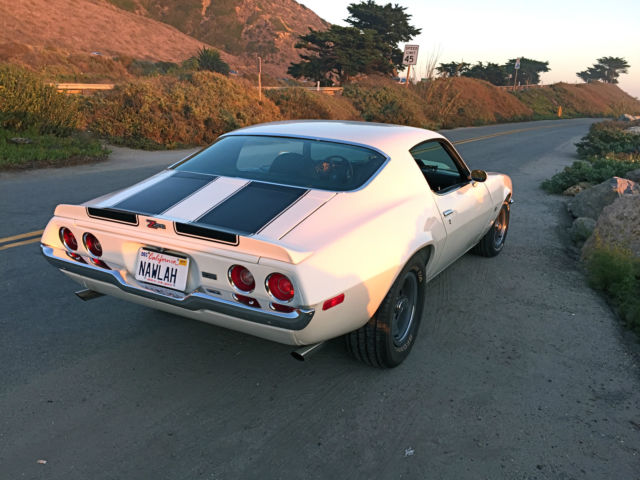 1973 White Chevrolet Camaro Coupe