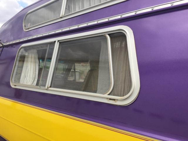 1973 Purple/Yellow Ford E-Series Van