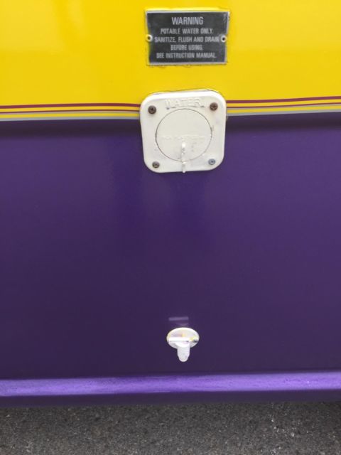 1973 Purple/Yellow Ford E-Series Van