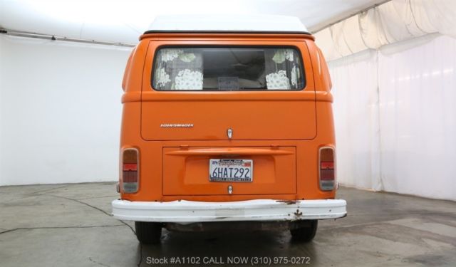 1973 Orange Volkswagen Westfalia