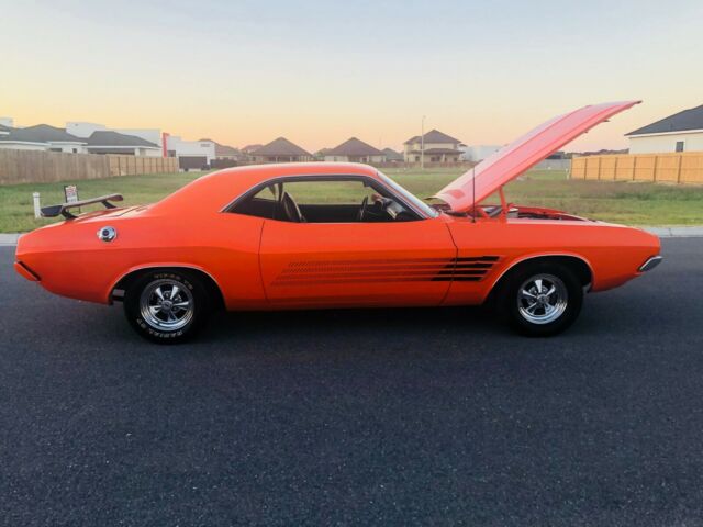 1973 Cuda Orange Dodge Challenger Coupe