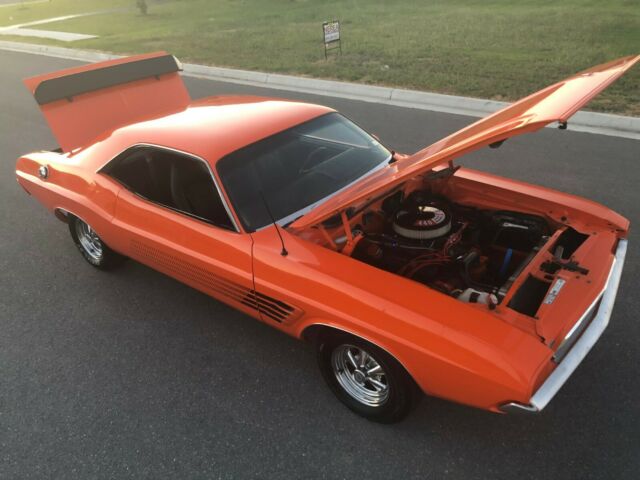 1973 Cuda Orange Dodge Challenger Coupe