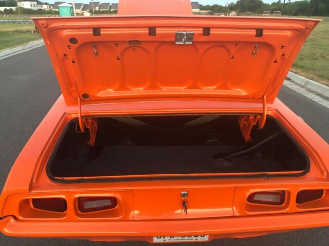 1973 Cuda Orange Dodge Challenger Coupe