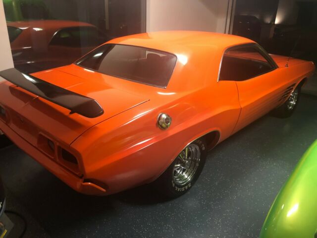1973 Cuda Orange Dodge Challenger Coupe