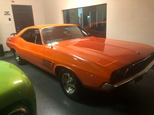 1973 Cuda Orange Dodge Challenger Coupe
