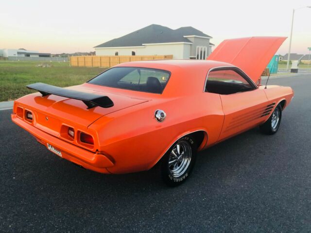 1973 Cuda Orange Dodge Challenger Coupe