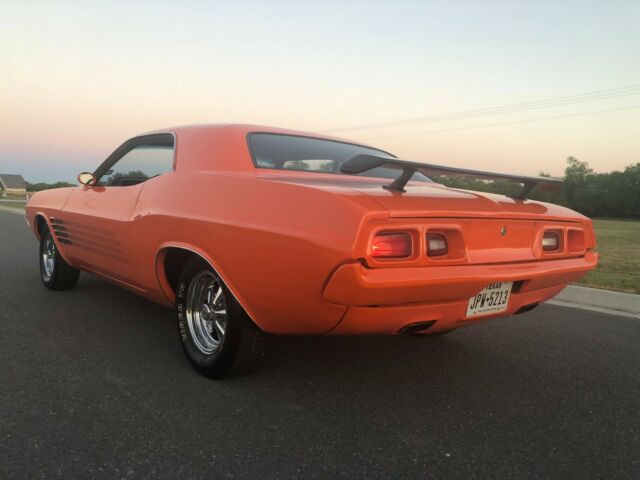 1973 Cuda Orange Dodge Challenger Coupe