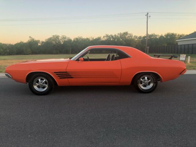 1973 Cuda Orange Dodge Challenger Coupe