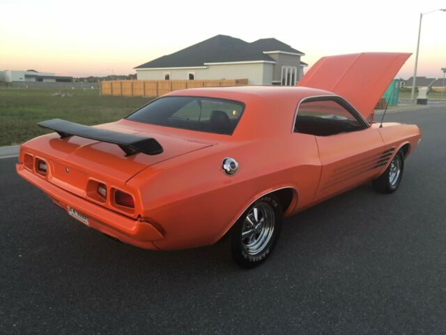 1973 Cuda Orange Dodge Challenger Coupe