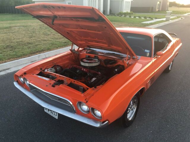 1973 Cuda Orange Dodge Challenger Coupe