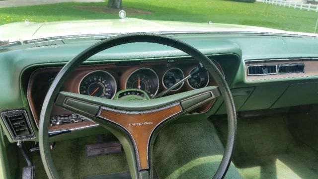 1973 Mint Green Dodge Charger Fastback