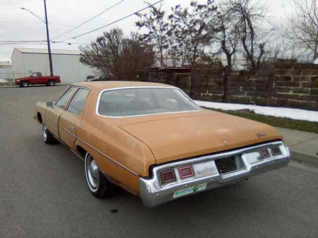 1973 Green/Gold Chevrolet Bel Air/150/210 Sedan