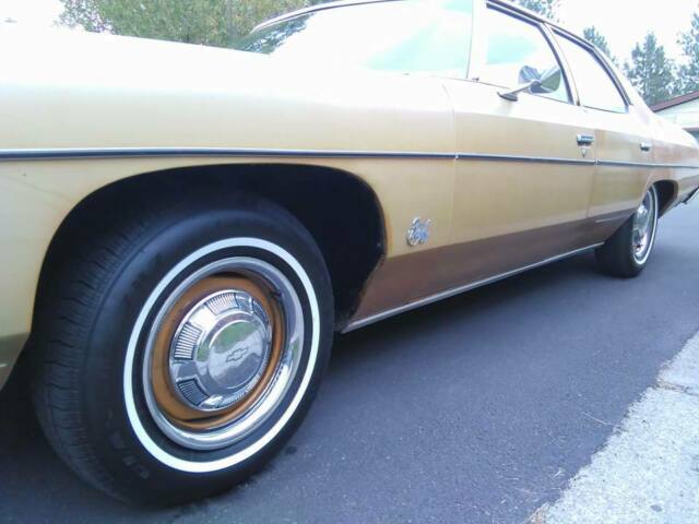 1973 Green/Gold Chevrolet Bel Air/150/210 Sedan