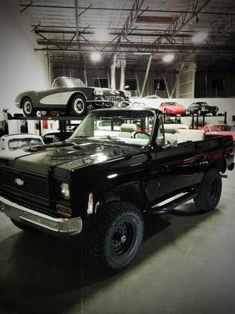 1973 Black Chevrolet Blazer SUV