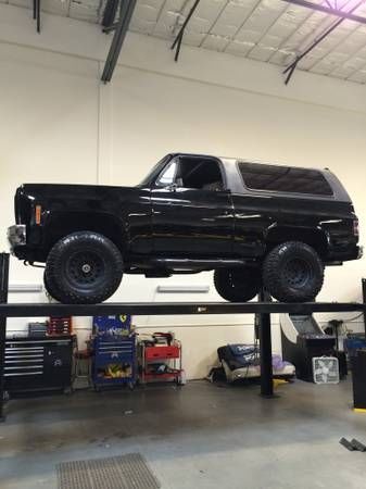 1973 Black Chevrolet Blazer SUV