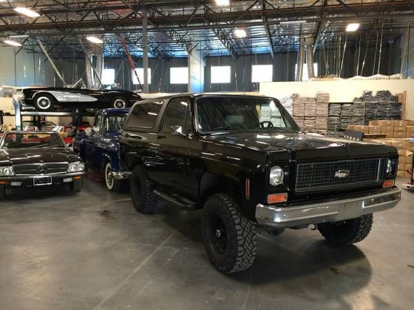 1973 Black Chevrolet Blazer SUV