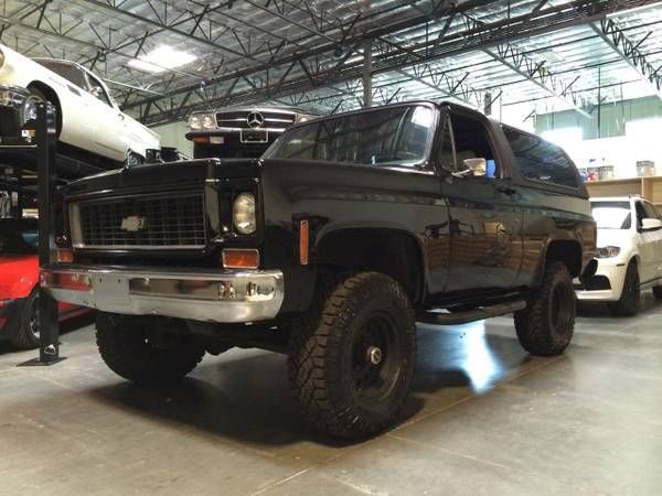 1973 Black Chevrolet Blazer SUV