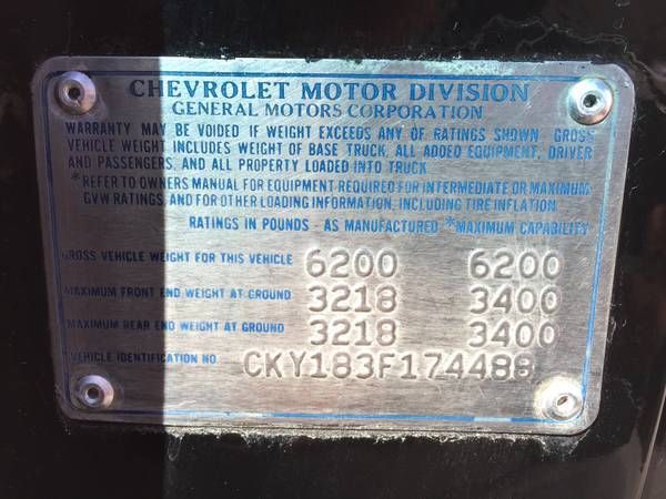 1973 Black Chevrolet Blazer SUV