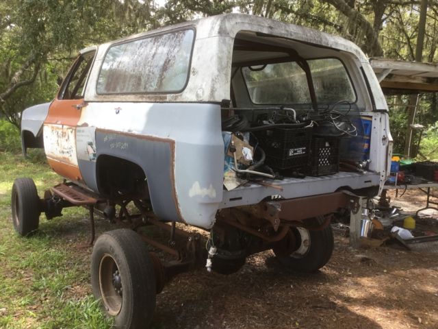 1973 Blue Chevrolet Blazer SUV