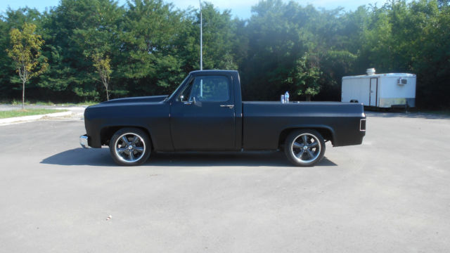 1973 Black Chevrolet C-10
