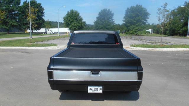 1973 Black Chevrolet C-10