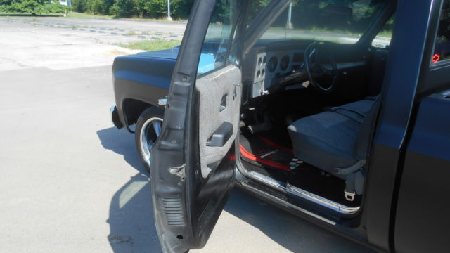 1973 Black Chevrolet C-10