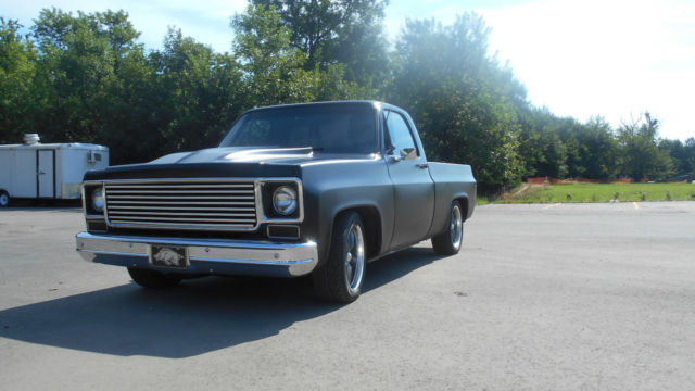 1973 Black Chevrolet C-10
