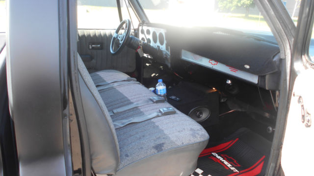 1973 Black Chevrolet C-10