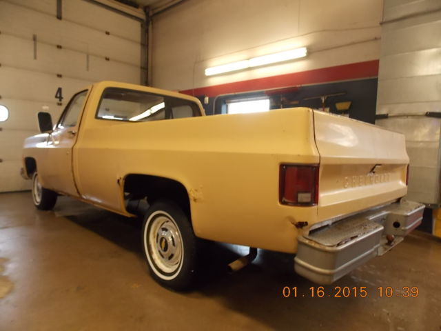 1973 Tan Chevrolet C-10 Crew Cab Pickup