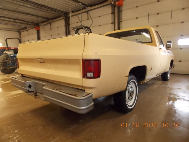 1973 Tan Chevrolet C-10 Crew Cab Pickup