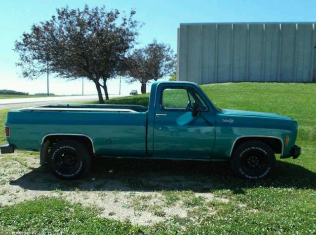 19730000 Green Chevrolet Other Pickups Cab & Chassis