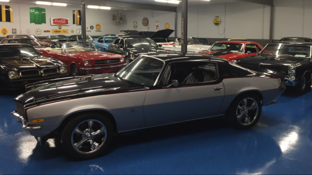 1973 Black and Silver Chevrolet Camaro Coupe