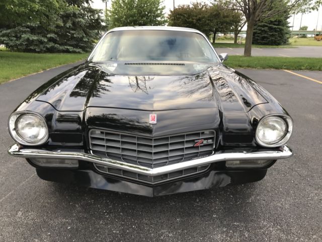 1973 Black and Silver Chevrolet Camaro Coupe