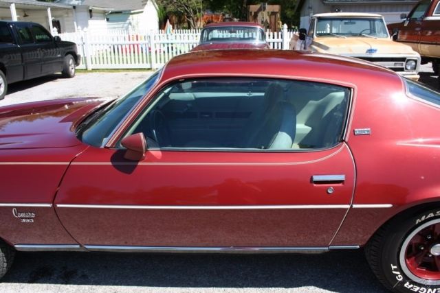 1973 Burgundy Chevrolet Camaro Coupe