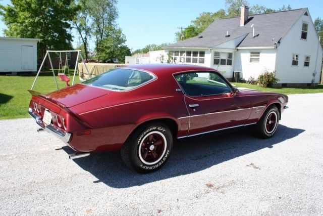 1973 Burgundy Chevrolet Camaro Coupe