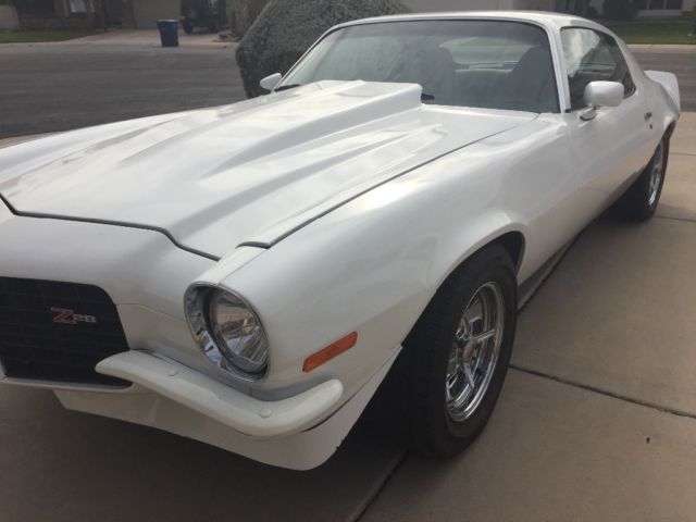 1973 White Chevrolet Camaro Coupe
