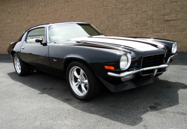 1973 Black With White Stripes Chevrolet Camaro Coupe