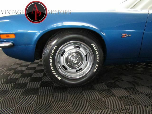 1973 Blue Chevrolet Camaro --