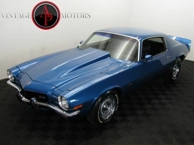 1973 Blue Chevrolet Camaro --