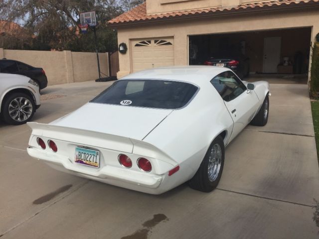 1973 White Chevrolet Camaro Coupe