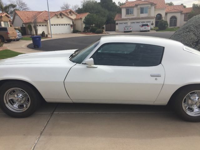 1973 White Chevrolet Camaro Coupe