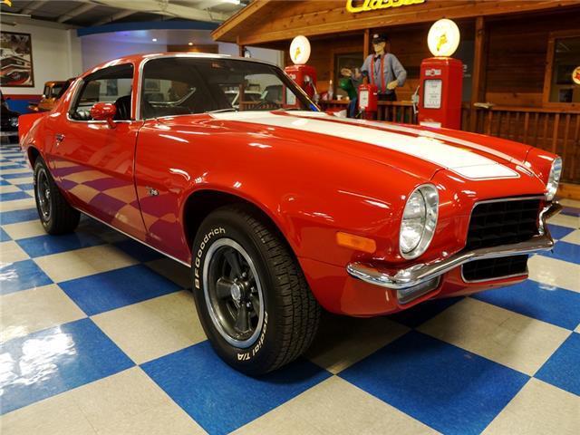1973 Red Chevrolet Camaro --