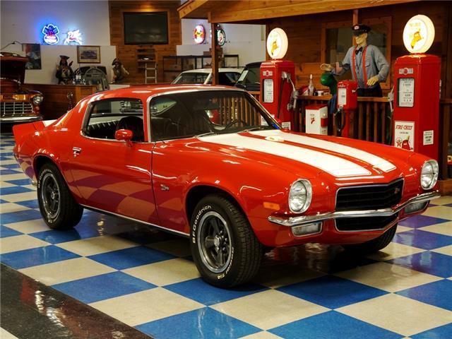 1973 Red Chevrolet Camaro --