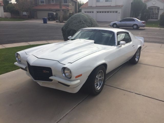 1973 White Chevrolet Camaro Coupe