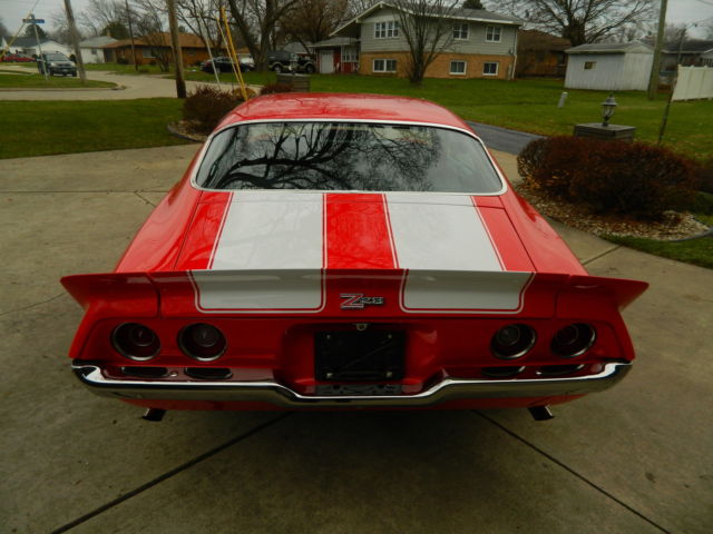1973 Orange Chevrolet Camaro Coupe