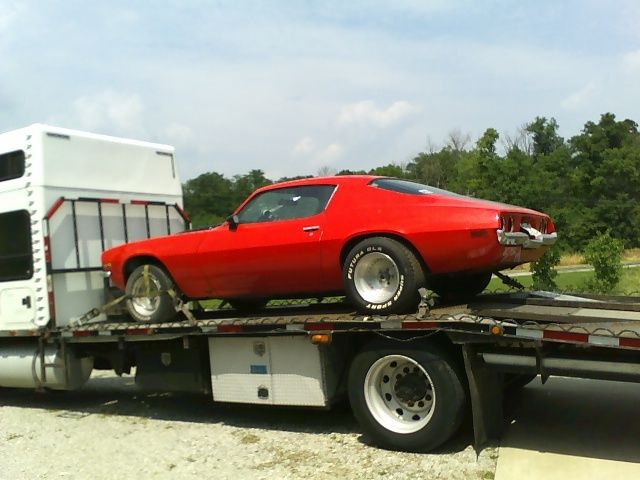 1973 Red Chevrolet Camaro