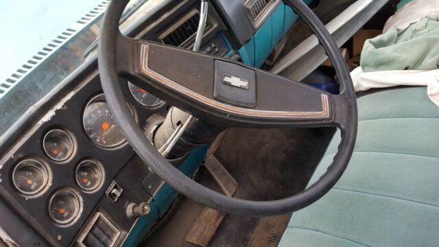 1973 Blue Chevrolet Cheyenne Truck