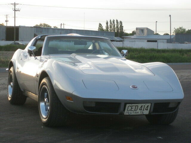 1973 Silver Chevrolet Corvette Coupe