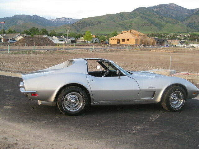 1973 Silver Chevrolet Corvette Coupe